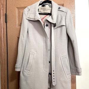 Burberry BRIT will jacket. Grey size 10 - tags not readable.